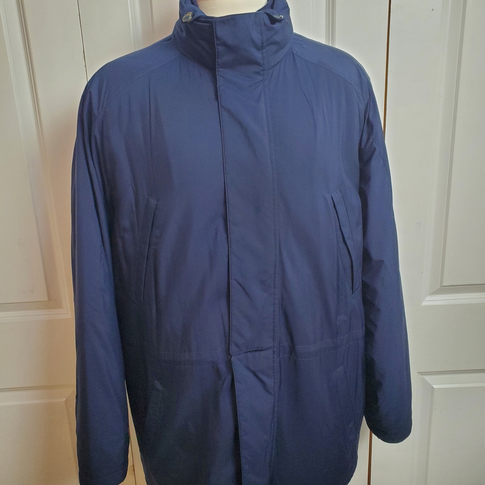 Loro‎ Piana Navy Snowdream Creekside Raincoat